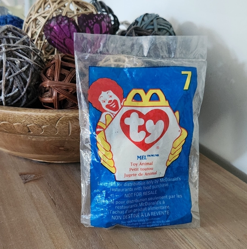 🐻 Ty Beanie Baby “Mel” – McDonald’s Exclusive 1998, Still Sealed - Picture 11 of 11